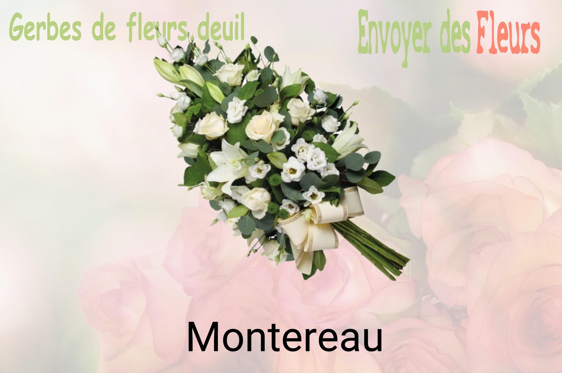 Gerbe de fleurs de deuil livrée à Montereau